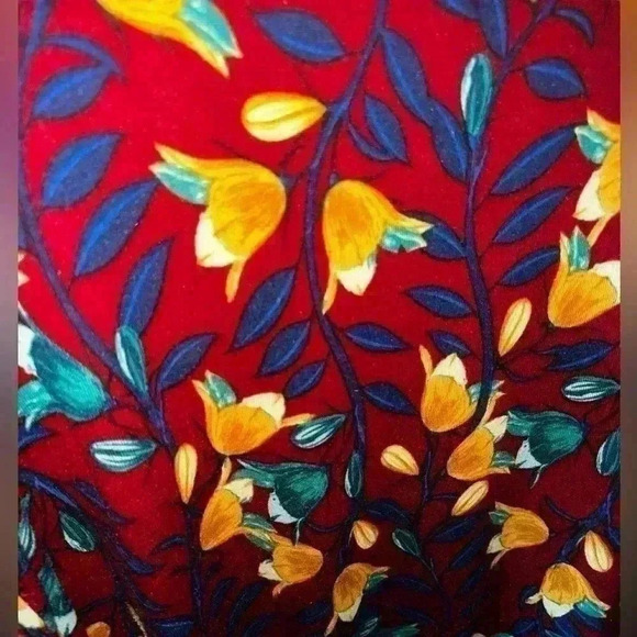 Lularoe floral Sarah long duster cardigan‎ with pockets. Size Medium. - Picture 5 of 5